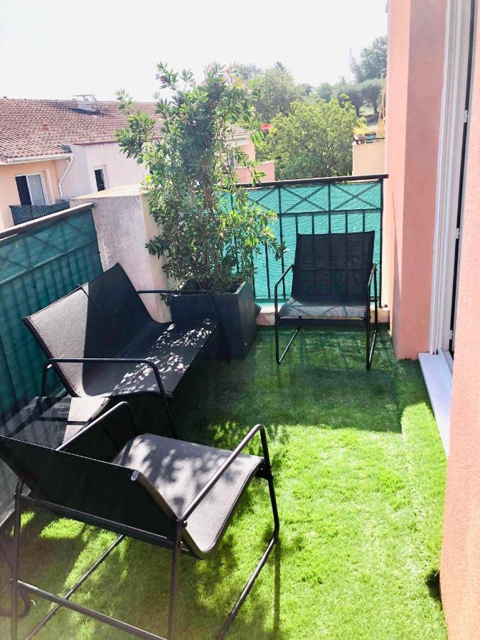 Les Jardins Des Senteurs - Appartement Prive Avec Piscine Et Parking Grasse Ngoại thất bức ảnh